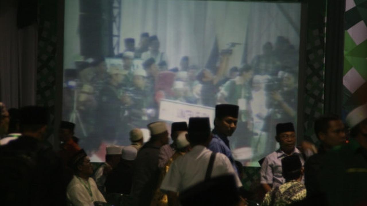 Said Aqil Siroj bacakan laporan pertanggungjawaban PBNU 2010-2015