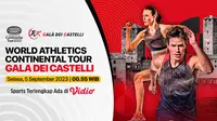 Nonton World Athletics Continental Tour 2023 di Vidio. (Dok. Vidio)
