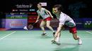 Unggulan ketiga tersebut memastikan ke final setelah mengalahkan unggulan keenam Seo Seung Jae/Chae Yu Jung (Korea Selatan) 21-18, 17-21, 21-15. (Bola.com/Bagaskara Lazuardi)