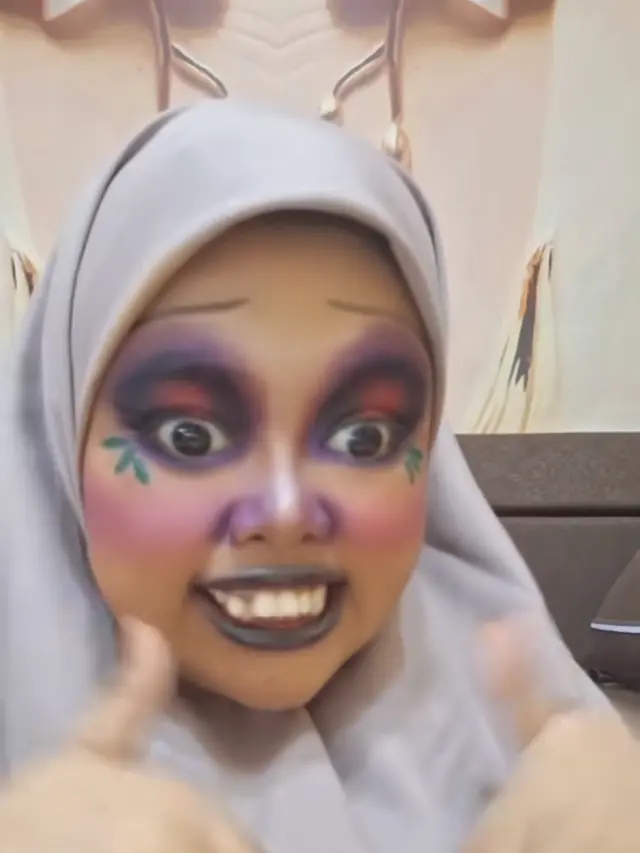 Potret Face Painting ala Kekeyi Unik
