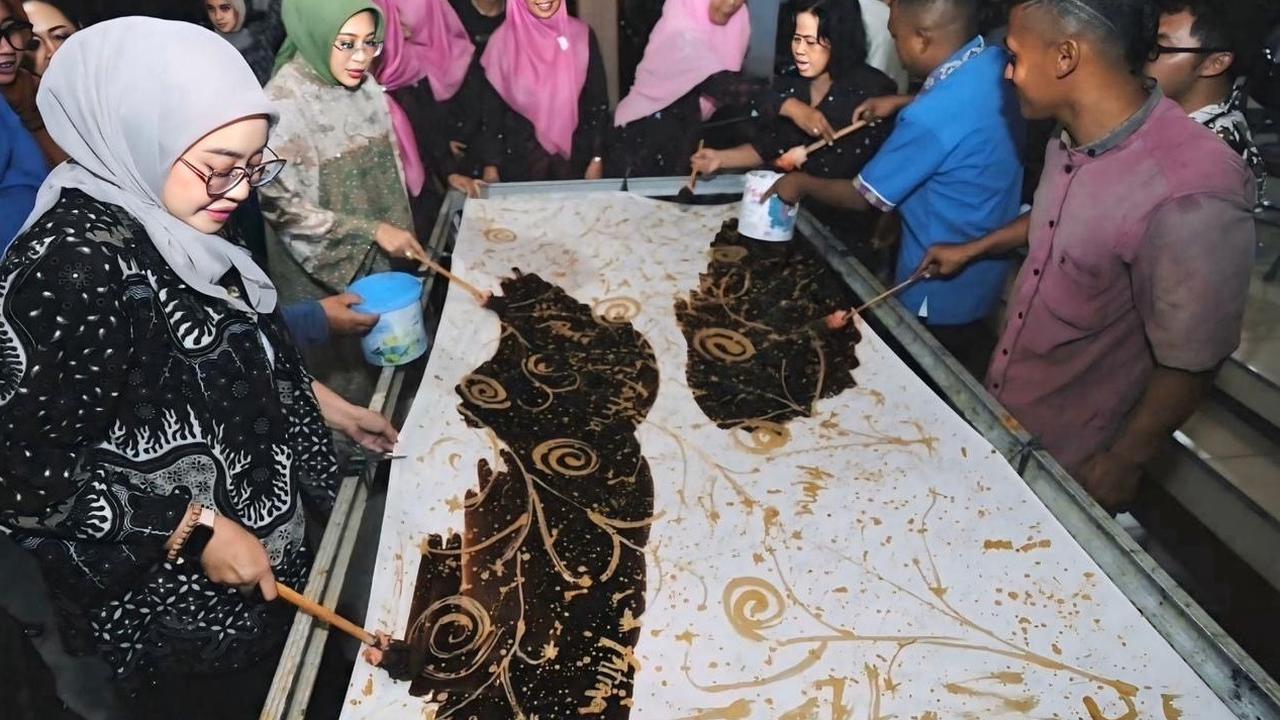 Fatma Saifullah Yusuf kunjungan ke Batik Owens dan Batik Ciprat Jombor