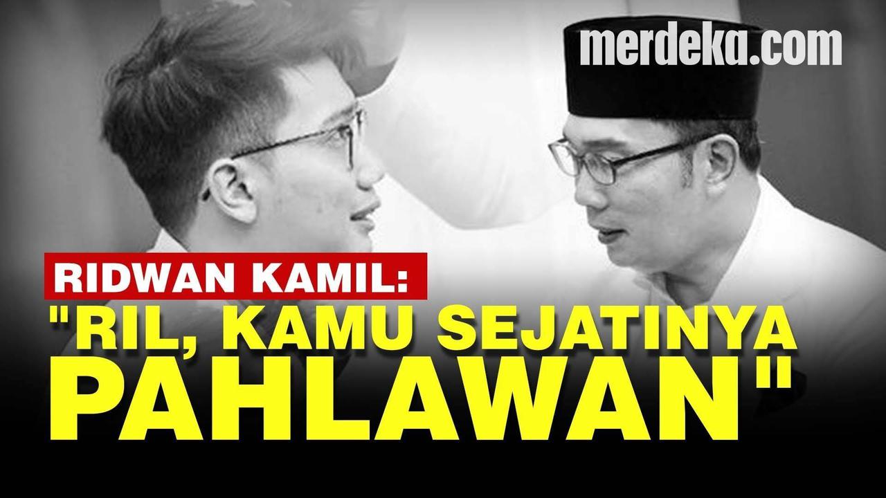 VIDEO: Air Mata Ridwan Kamil Tuliskan Kebaikan Eril