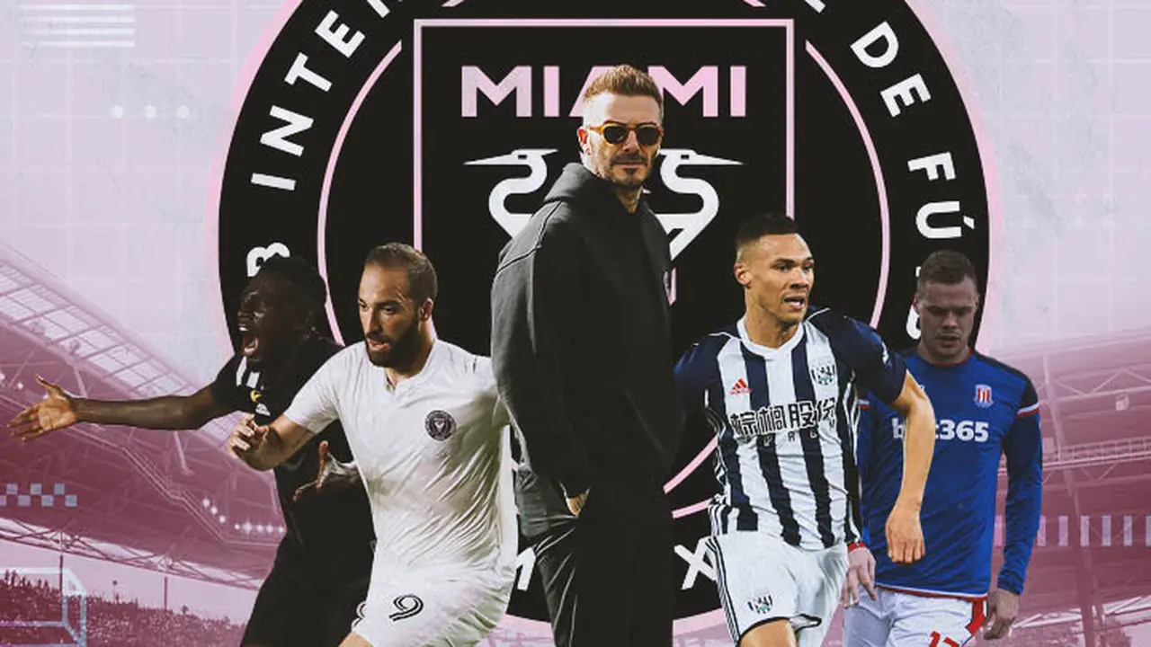 Inter Miami - Blaise Matuidi, Gonzalo Higuain, David Beckham, Kieran Gibbs, Ryan Shawcross