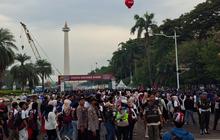 Hari Buruh, Massa May Day Fiesta 2026 Sudah Mulai Padati Monas Sejak Pagi