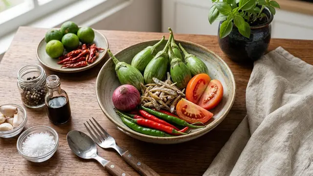 Resep Tumis Terong Hijau