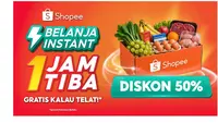 Shopee Luncurkan Belanja Instant 1 Jam Tiba, untuk Penuhi Kebutuhan Harian Pengguna