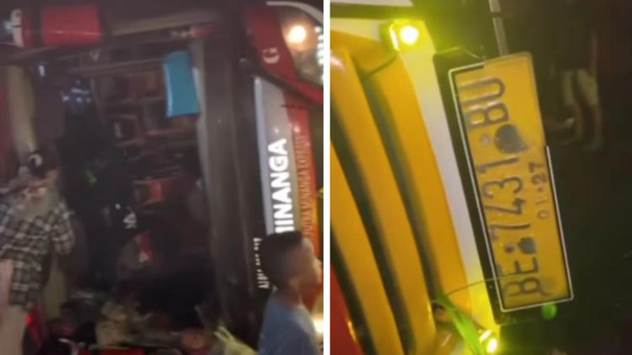 Viral Kecelakaan Bus Study Tour Rombongan SD di OKI Sumsel, 2 Orang Tewas