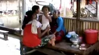 Banjir di Rumah Korban Lumpur Lapindo Mulai Surut