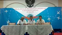 Halalbihalal Ikatan Pilot Indonesia pada Selasa, 25 Juni 2019 (Foto: Liputan6.com/Maulandy R)
