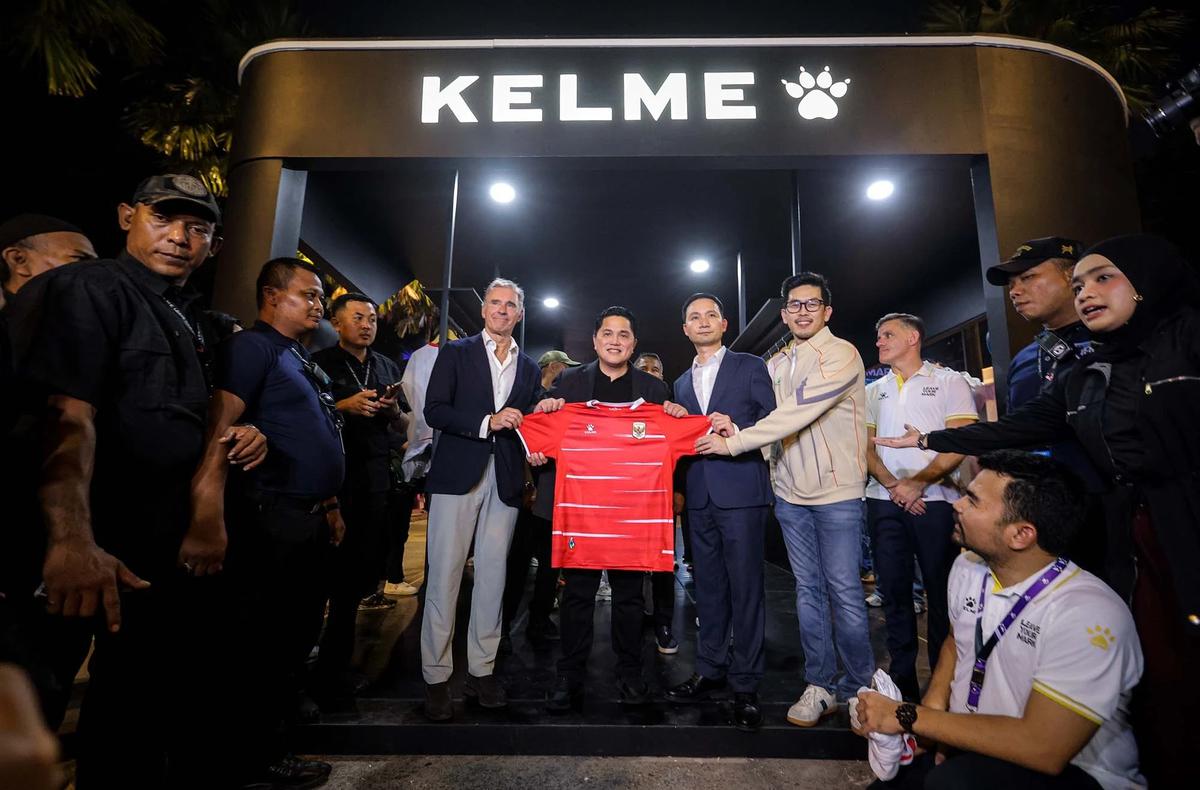 FOTO: Kelme Luncurkan Jersey Baru Timnas Indonesia