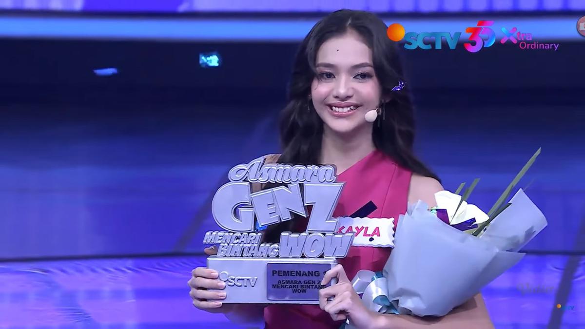 Potret Pemenang Asmara Gen Z Mencari Bintang WOW Bersama WOW Spageti, Kayla Raih Juara Pertama