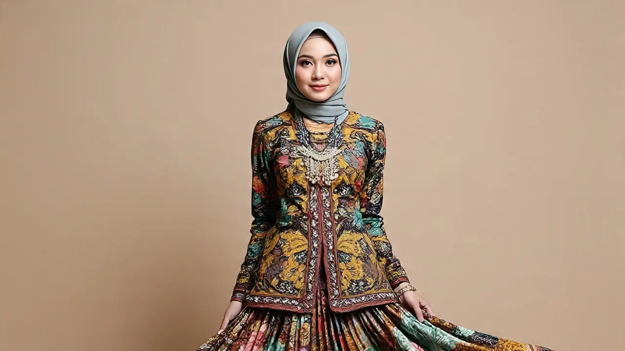 Rok Kebaya Hijab. (Liputan6.com/MetaAI)