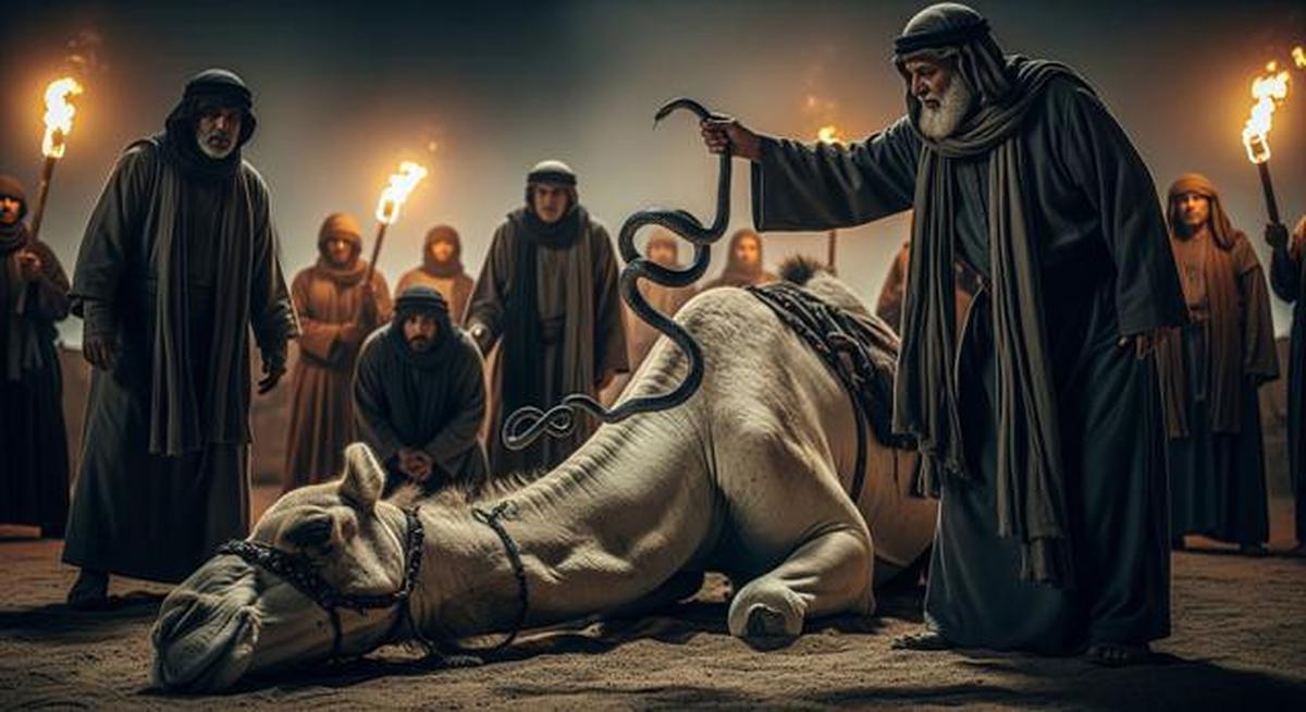 Obati Penyakit Unta dengan Ular Hidup? Ritual Kuno Arab Ini Bikin Merinding