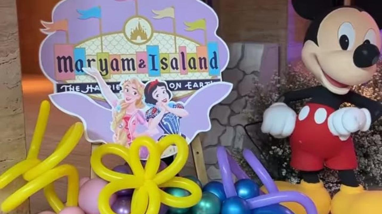 Tasya Farasya Berubah Jadi Princess Belle di Ulang Tahun Anak yang Bertema Disney