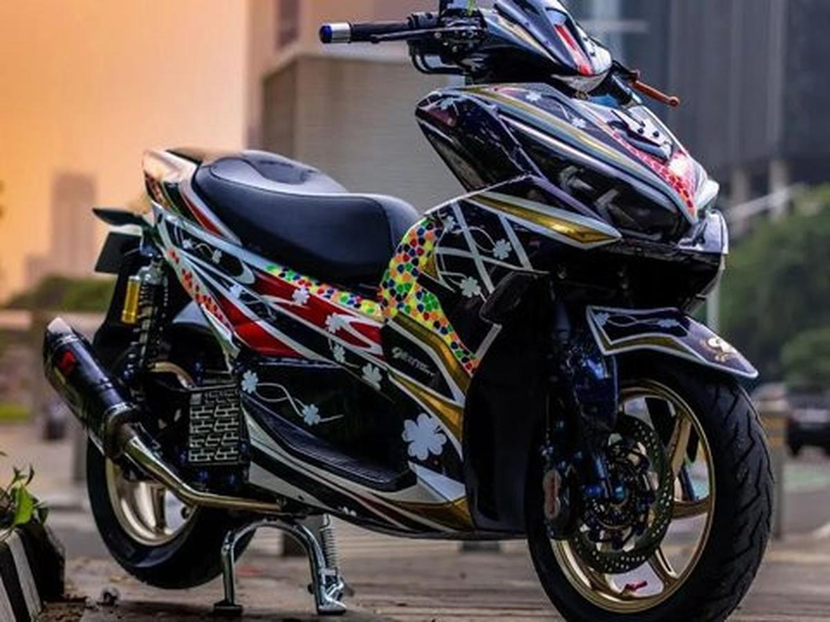 10 Inspirasi Modifikasi Yamaha Aerox, Sporty Maksimal dan Jadi Favorit Anak Muda