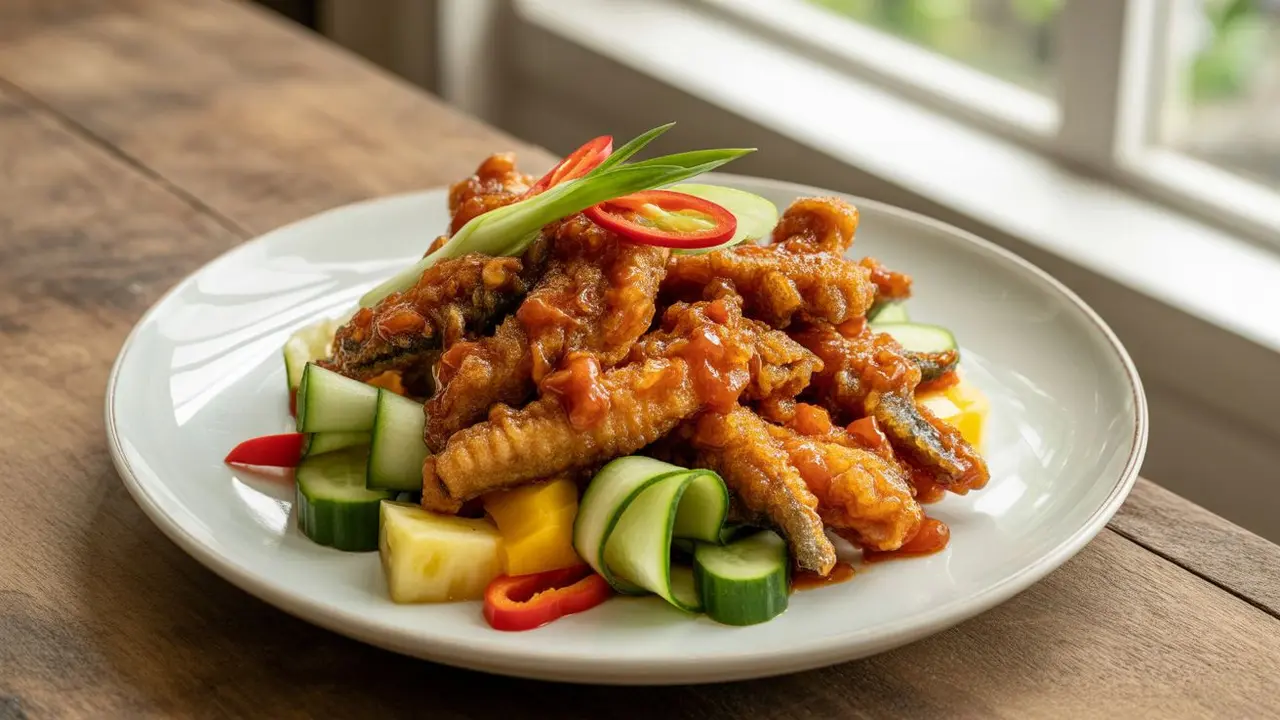 Asam Manis Belut Crispy
