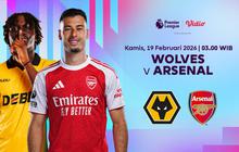 Live Streaming Liga Inggris 2025/26: Wolves vs Arsenal, Eksklusif di Vidio