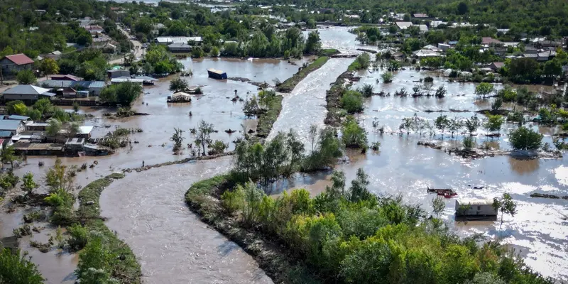 Badai Boris Hantam Rumania, Banjir Rendam Ribuan Rumah Warga