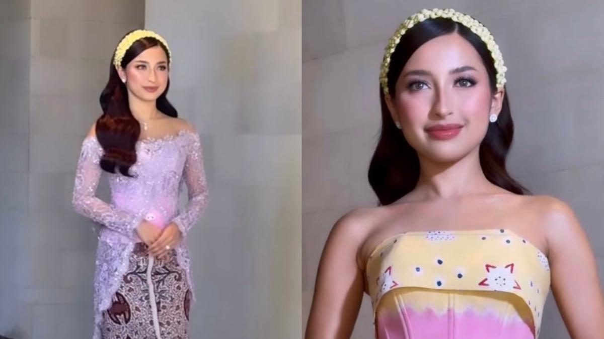 Bak Putri Jawa Modern, Jennifer Coppen Tampil Manis dalam Balutan Kebaya dan Kain Jumputan Nuansa Pastel Saat Siraman Jelang Pernikahan