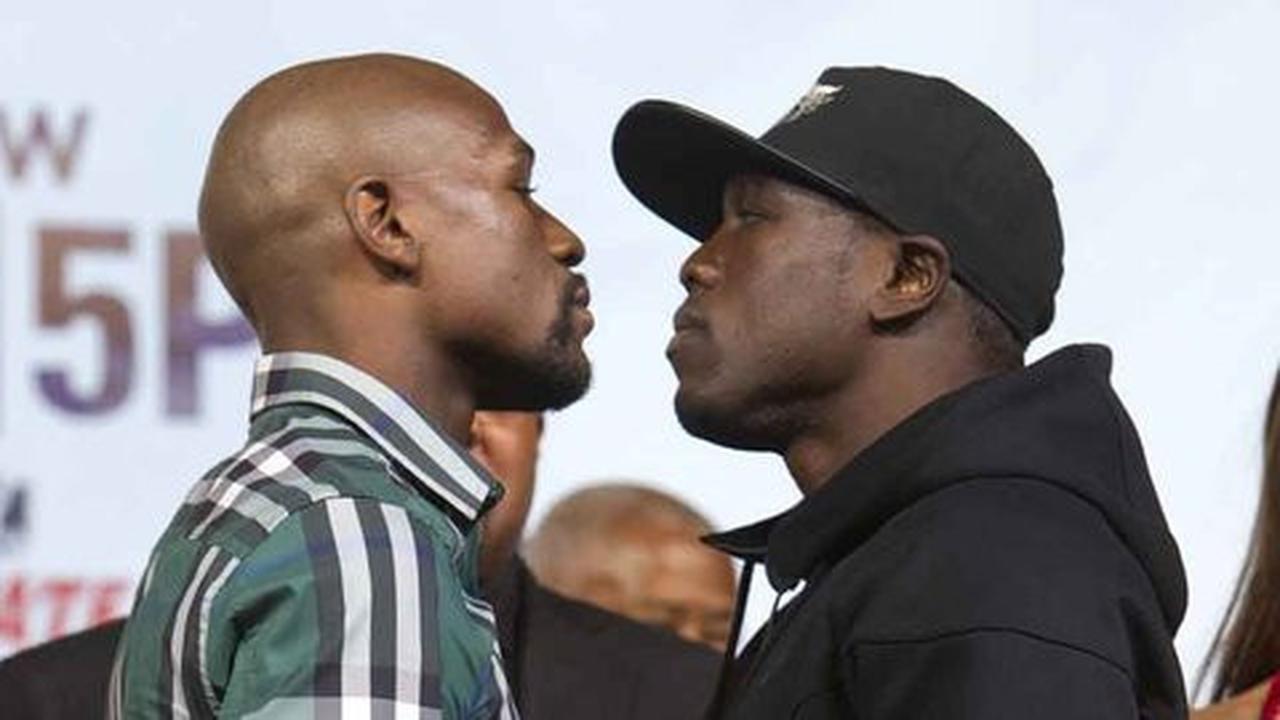 Ronde keempat, Berto mulai agresif bikin Mayweather terpojok
