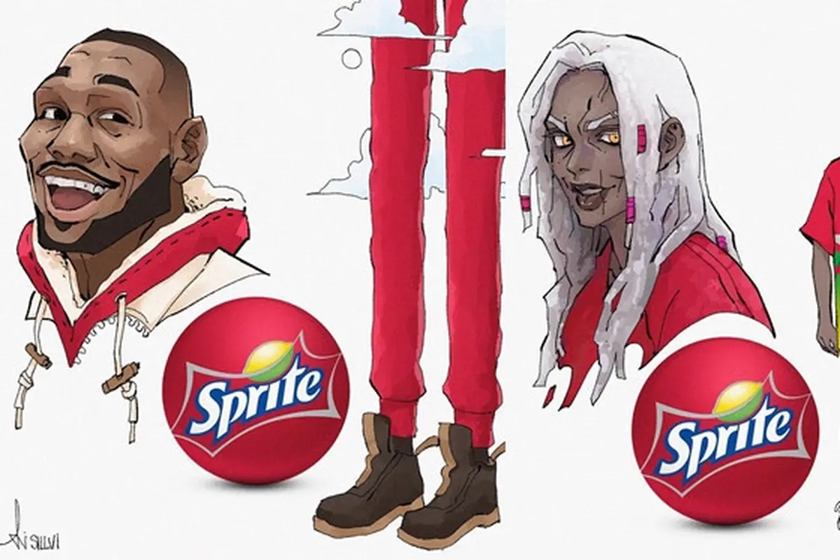 Logo minuman bersoda jadi karakter anime