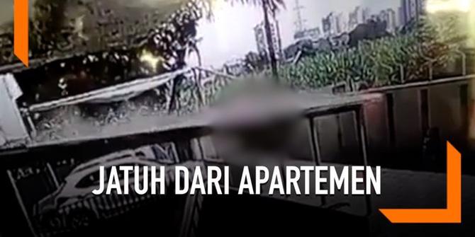 VIDEO: Ajaib, Gadis Selamat Jatuh dari Lantai 12 Apartemen