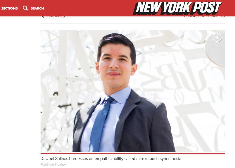 Dengan synesthesia, Joel Salinas merasa lebih terbantu ketika mendiagnosis pasien. (Foto: New York Post)
