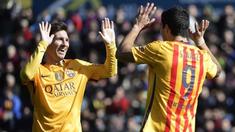Barcelona bertandang ke Stadion Ciutat de València, kandang Levante dalam lanjutan La Liga pekan ke-22, Minggu (7/2/2016) WIB. Barca menang 2-0 lewat gol bunuh diri yang dicetak David Navarro di menit ke-21 dan Luis Suarez pada menit ke-90+2.