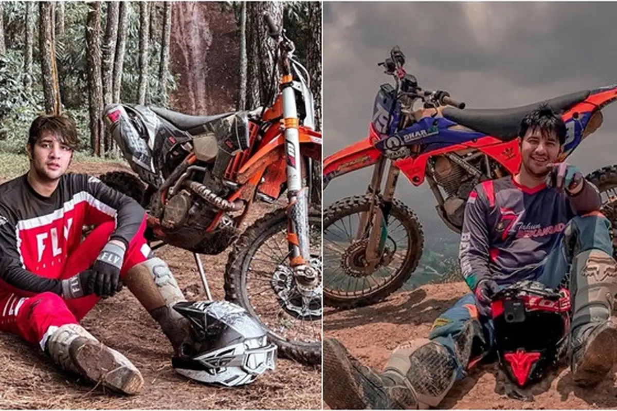 7 Potret Ammar Zoni Main Trail di Perbukitan Ini Menantang