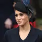 Meghan Markle saat perayaan Natal 2018. (foto: instagram.com/meghanmarklest)