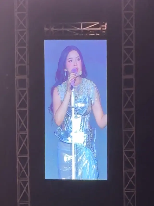 Potret Tiara Andini di konser Secret Number pasSworLd concert (Dok/Patricia Vianney)