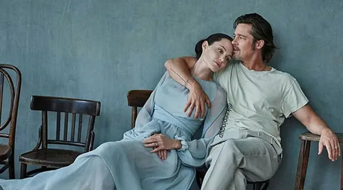 Sebelumnya, tersiar kabar bahwa Angelina Jolie menginginkan Brad Pitt kembali kepadanya lantaran ia tak sanggup menjalani kehidupannya seorang diri dan mengurus keenam buah hatinya. (Instagram/brangelina.official)