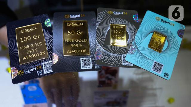 Merujuk pada data terakhir pada Kamis (18/4/2024), harga emas batangan Antam di Pegadaian sudah menembus Rp1.369.000 per gram. (Liputan6.com/Herman Zakharia)