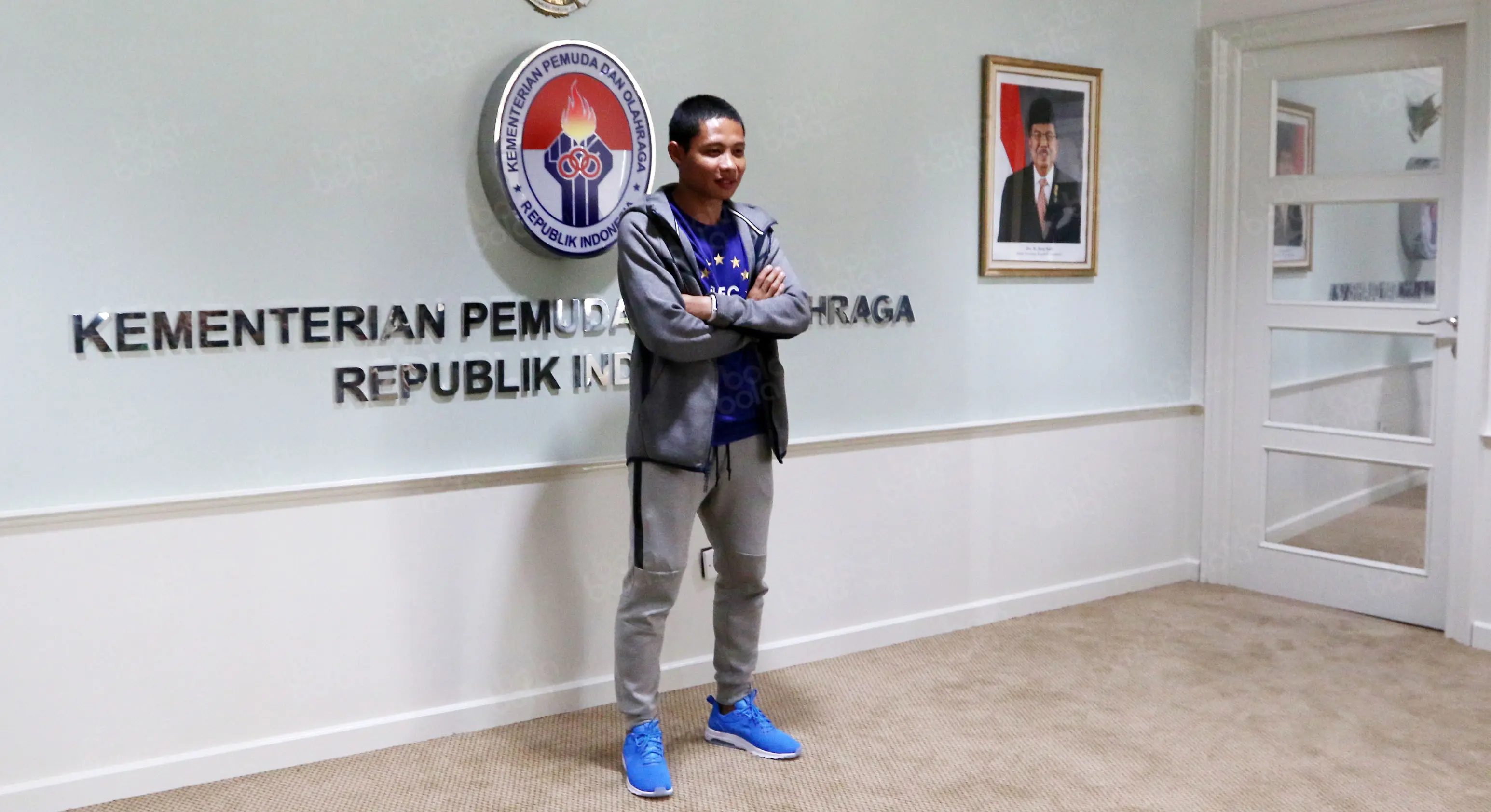 Pada tahun 2013 Evan Dimas dia dipanggil timnas U-19 untuk mengikuti Kejuaraan Remaja U-19 AFF 2013 dan berhasil membawa Indonesia menjuarai ajang ini. (Bola.com/Nicklas Hanoatubun)
