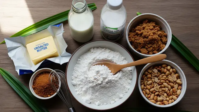 Resep Mochi Kukus Isi Kacang Tanah