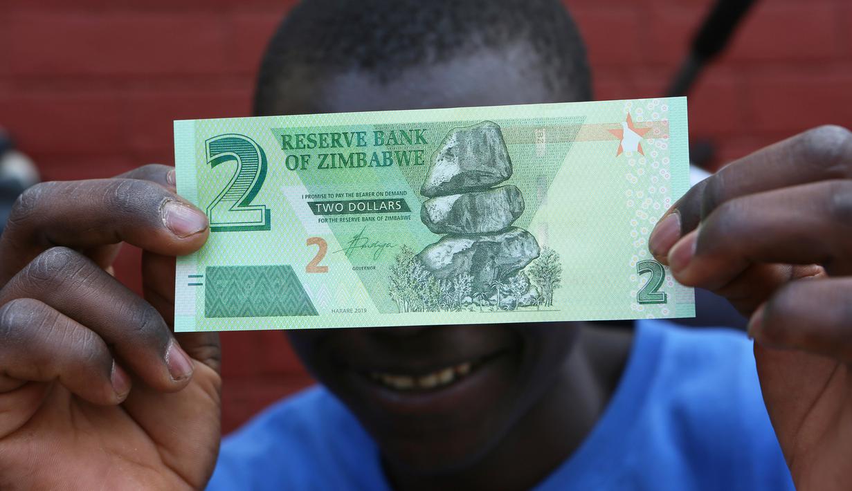 Foto Zimbabwe Kenalkan Mata Uang Baru Global Liputan6com
