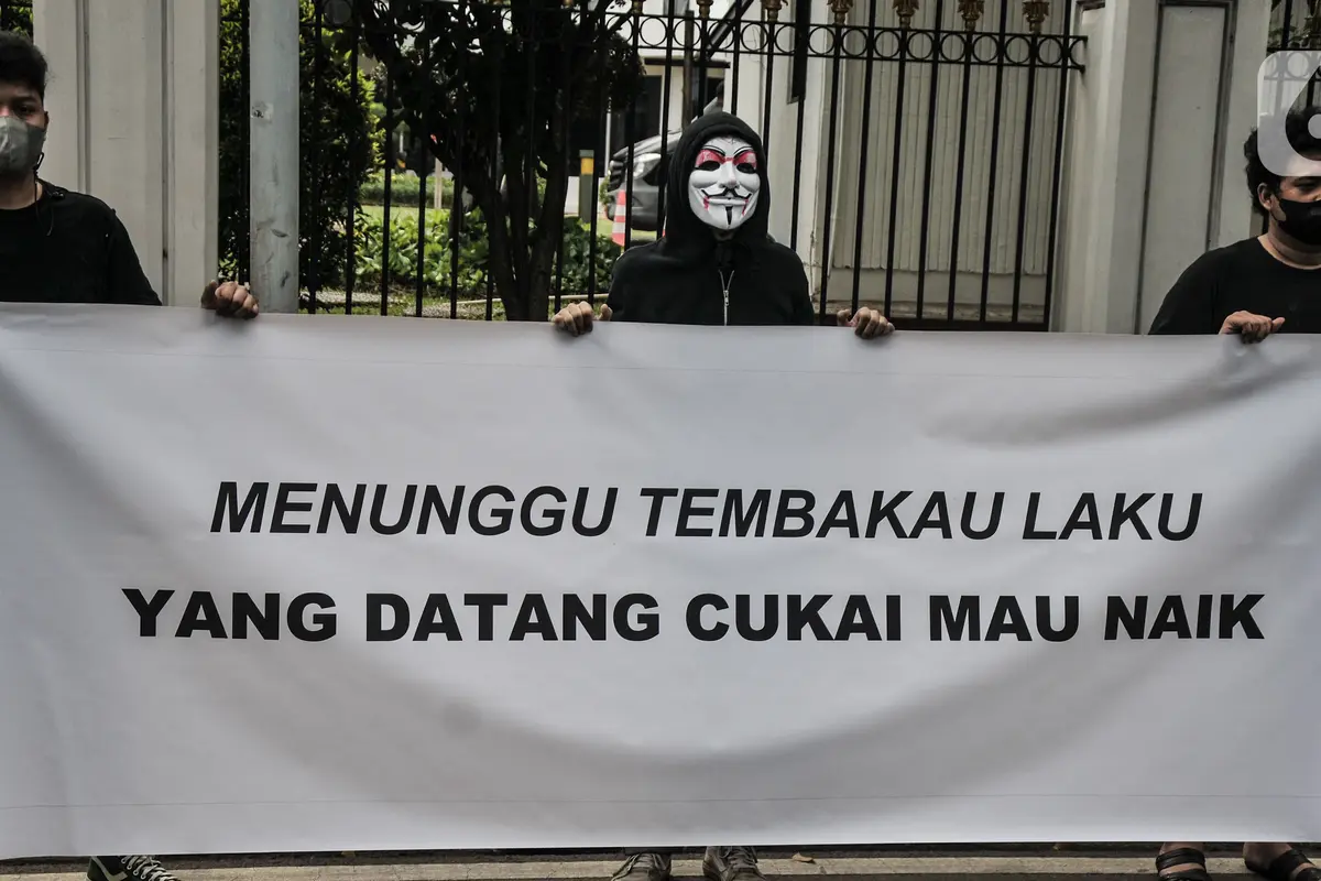 Aksi Petani Tembakau Tolak Kenaikan Tarif Cukai Rokok