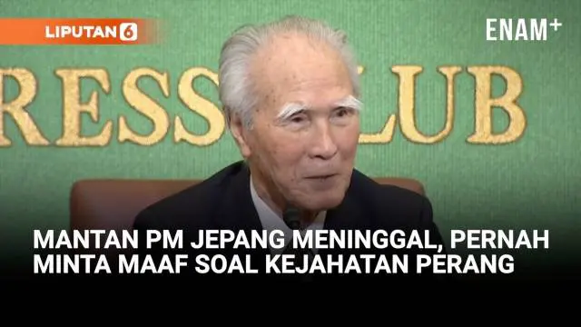Mantan PM Jepang Tomiichi Murayama Meninggal Dunia di Usia 101 Tahun
