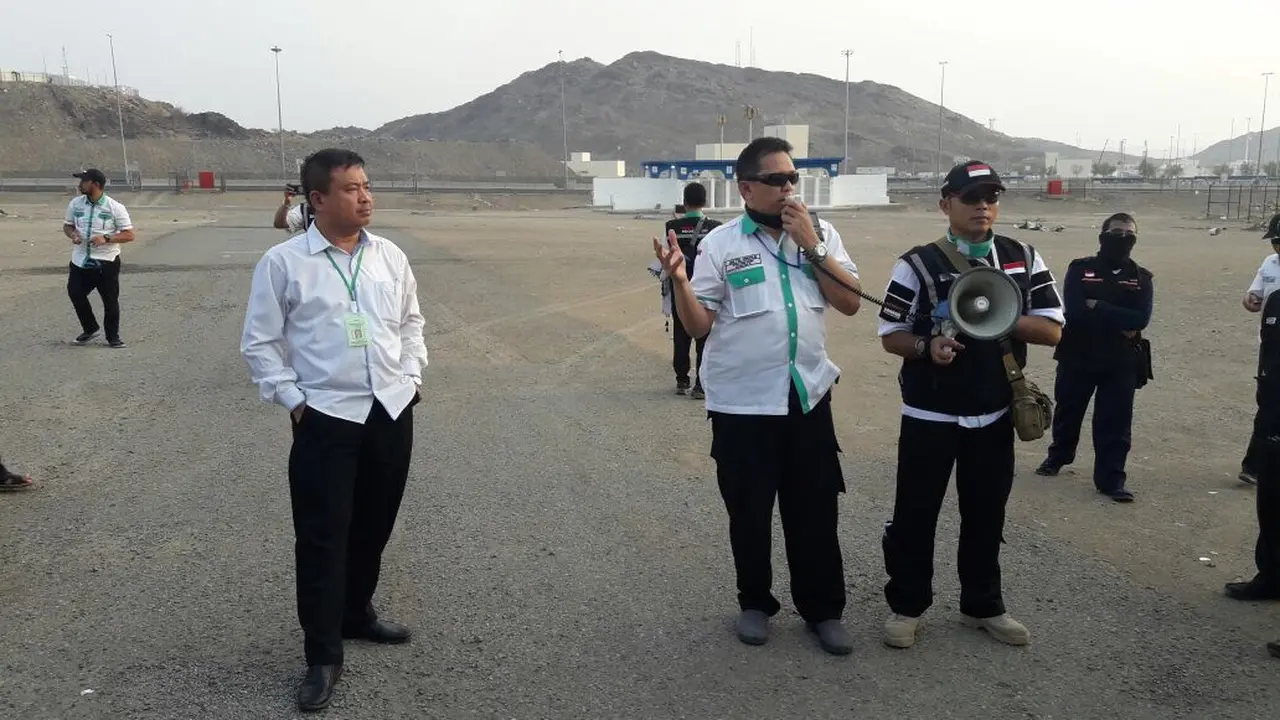 Petugas PPIH gladi bersih puncak Haji 2017