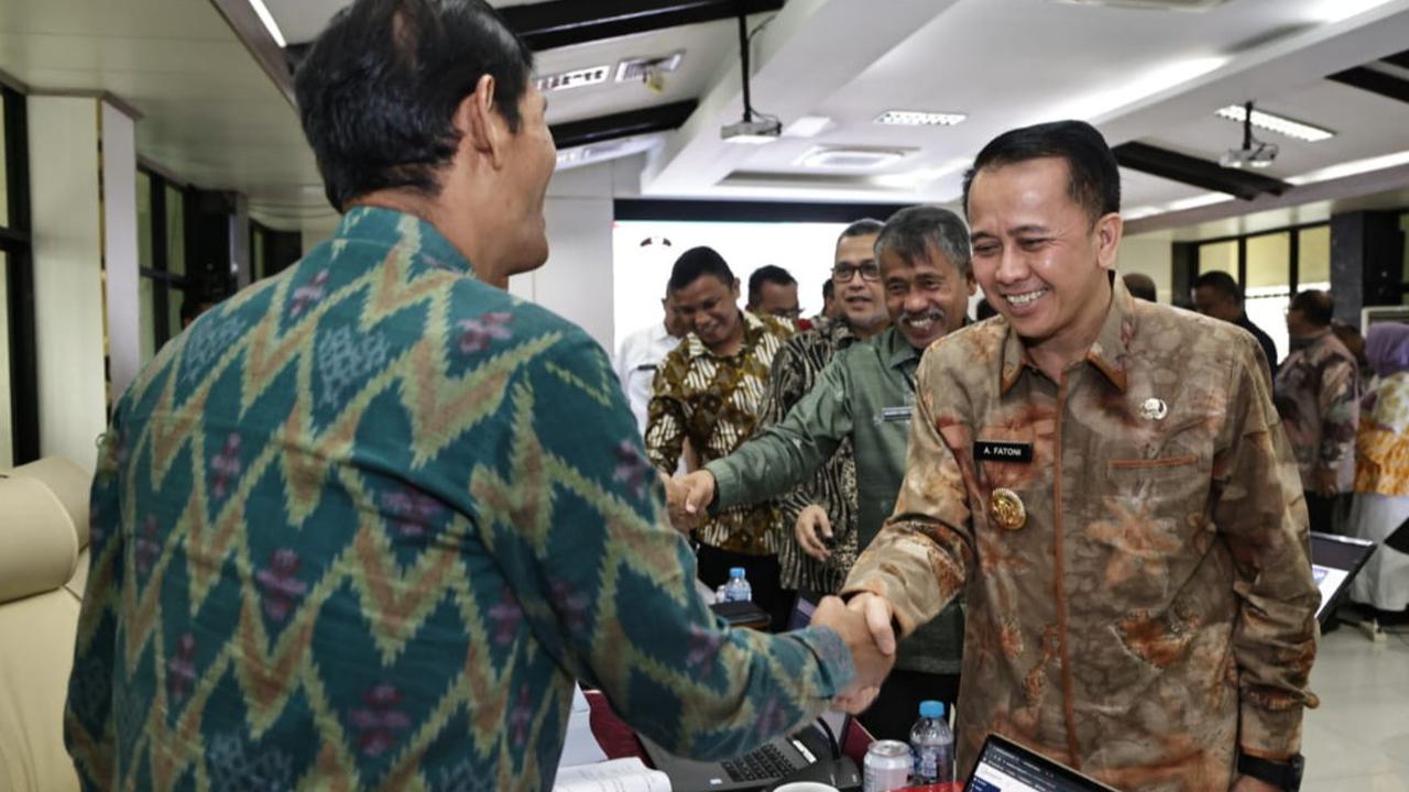 Pj Gubernur Sumut Agus Fatoni Laporkan Hasil Pengendalian Inflasi hingga Kemiskinan ke Kemendagri