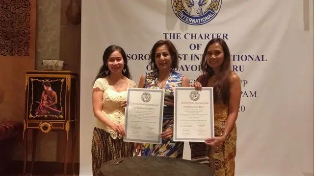 Peresmian lembaga nirlaba Soroptimist International (SI) Kebayoran Baru