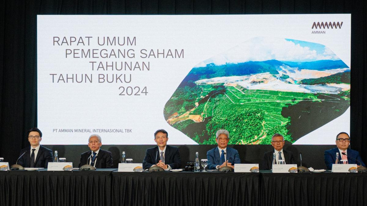 Direktur Amman Mineral Internasional David Alexander Gibbs Ajukan Pensiun