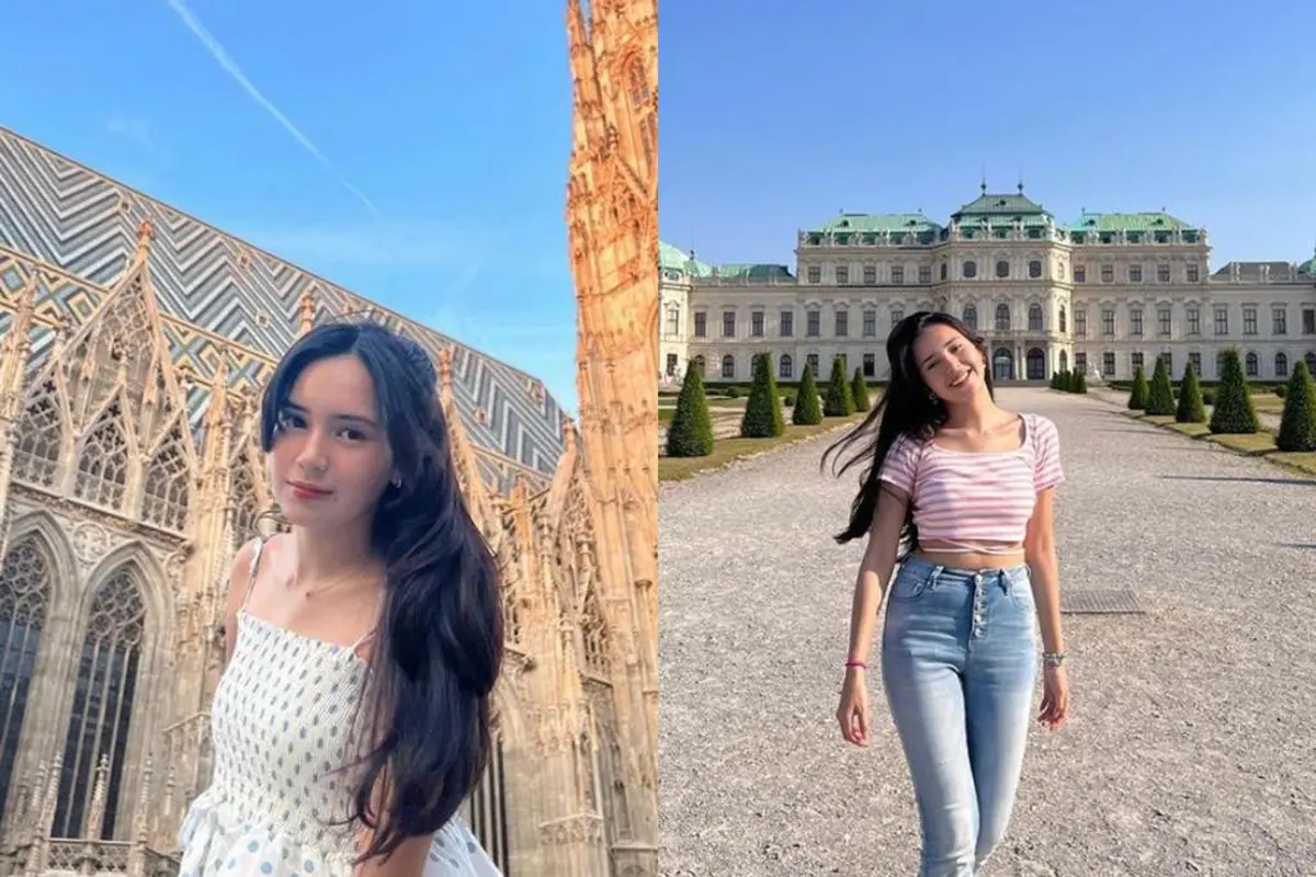 7 Gaya Seru Beby Tsabina Liburan di Vienna dengan Outfit Kekinian