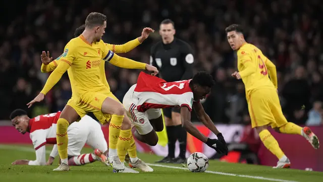 Foto: Tak Ada Salah Jota pun Jadi, Liverpool Libas Arsenal dan Lolos ke Babak Final Carabao Cup 2021 / 2022