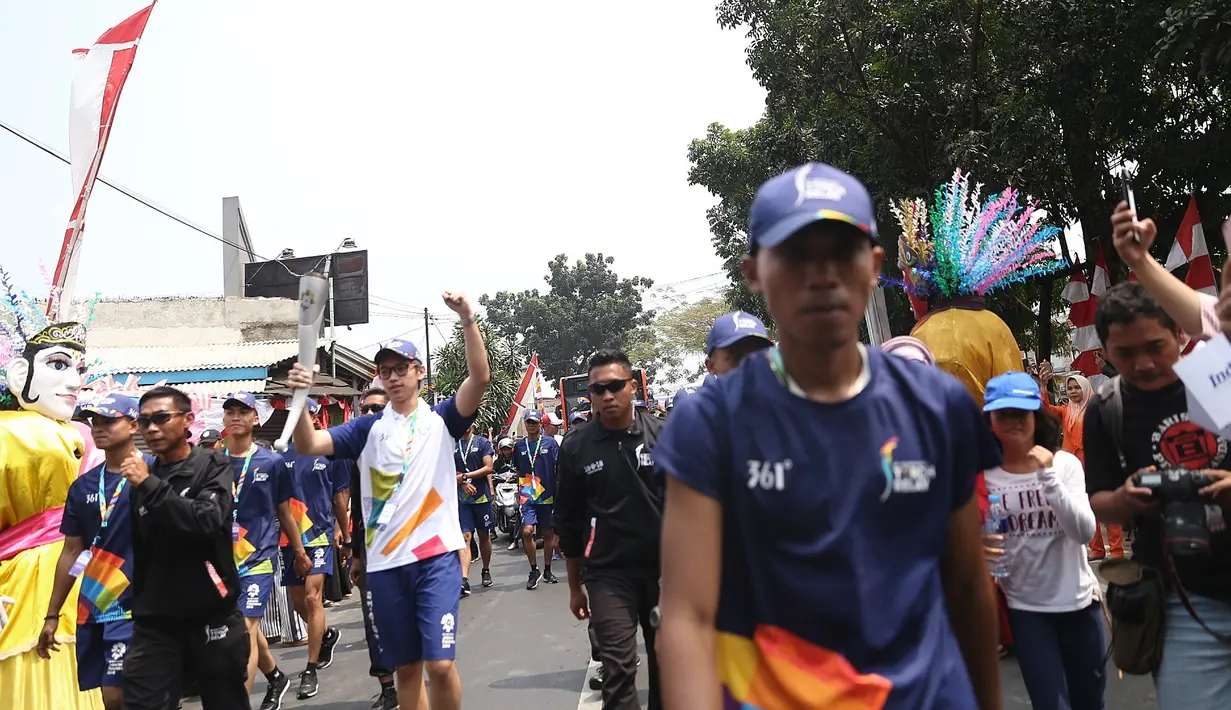 Brandon Salim Arak Obor Asian Games 2018