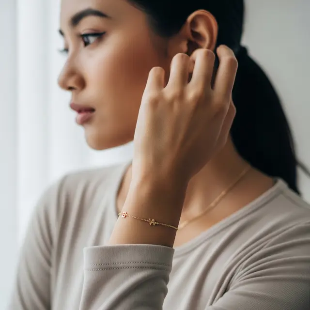 9 Gelang Emas Minimalis Model Korea yang Lagi Tren, Tampil Chic dan Elegan
