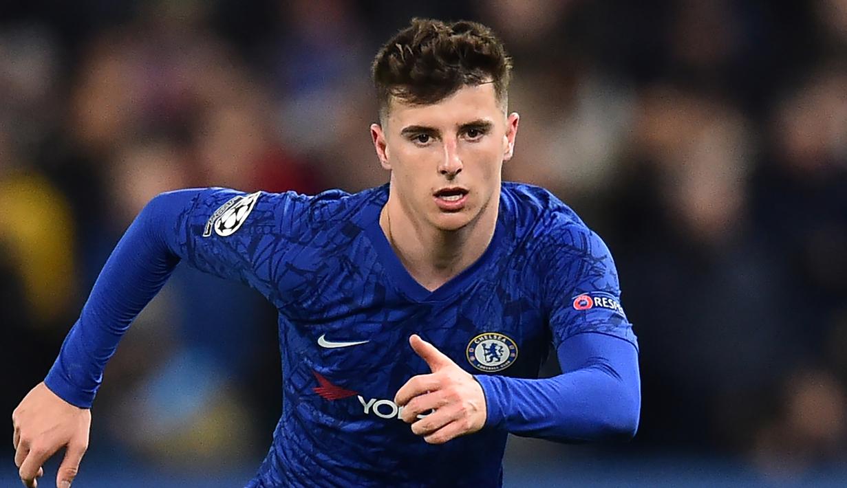 4. Mason Mount - Gelandang berusia 21 tahun ini telah bermain 41 kali bersama Chelsea. Dalam semua ajangnya bersama The Blues, Mount telah mengemas enam gol dan lima assist. (AFP/Glyn Kirk)