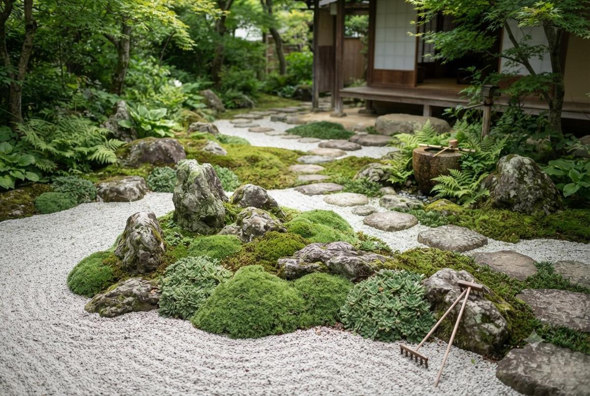 Gravel Garden Ala Jepang yang Mudah Ditiru di Rumah