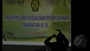 Kementerian Energi dan Sumber Daya Mineral meluncurkan dan menyosialisasikan pelaksanaan Mandatori B-15, Jakarta, Senin (23/3/2015). (Liputan6.com/Johan Tallo)