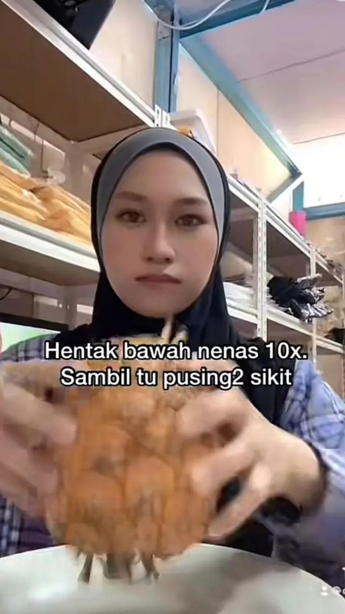 Cara Mengupas Nanas Tanpa Pisau yang Viral di TikTok, Praktis dan Mudah